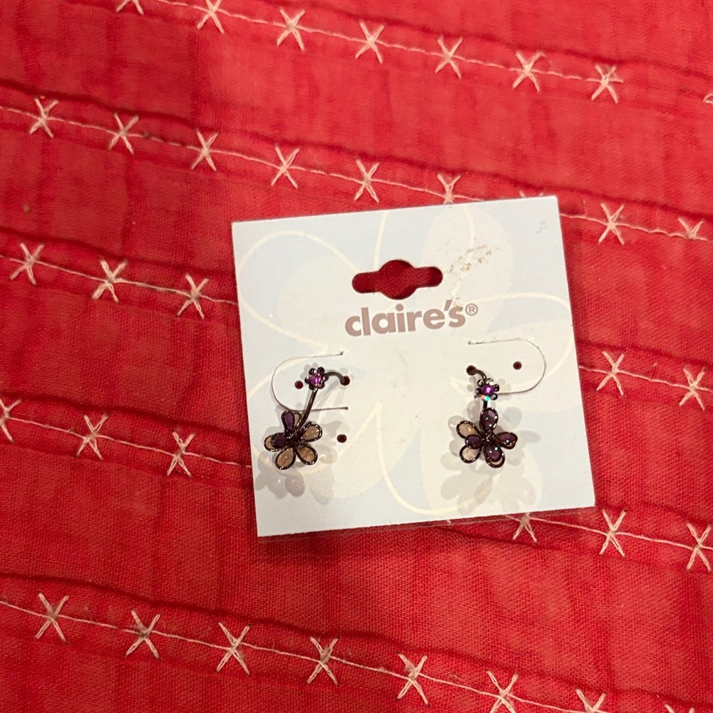 Claire's Multicolor Floral Earrings
